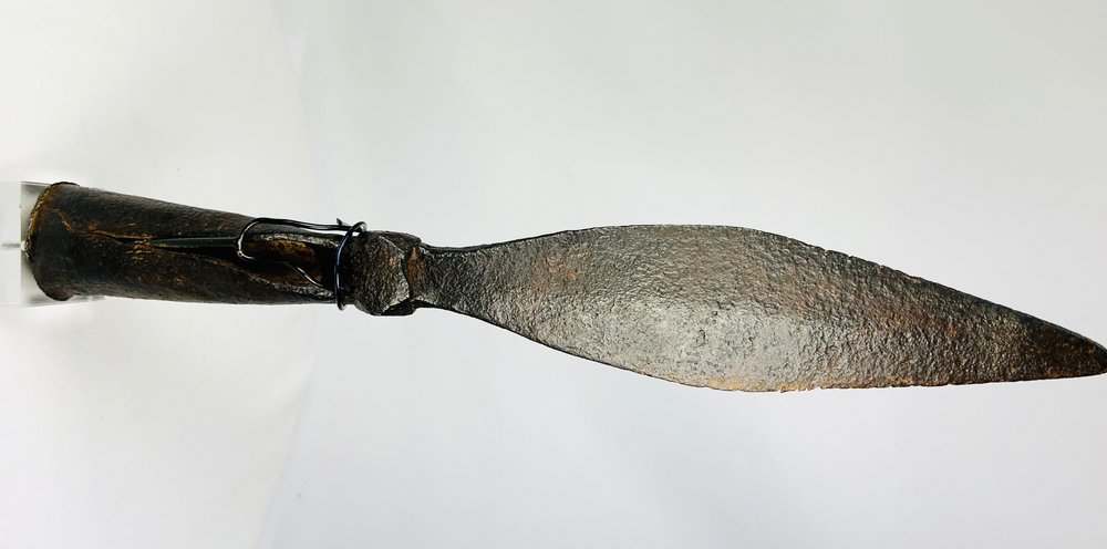 Elite Eight Banners Chinese military spear iron blade wood shaft