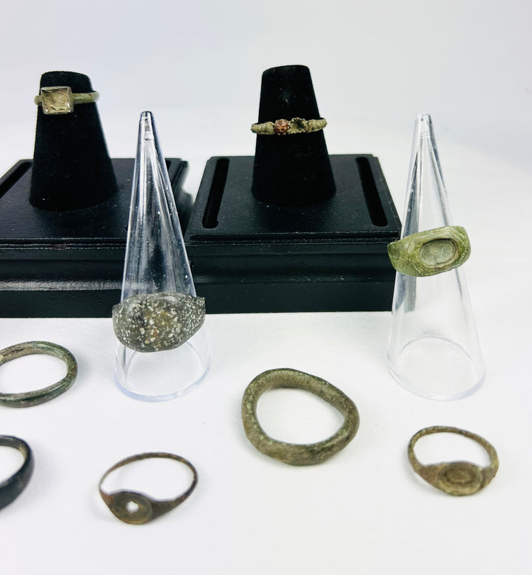 Collection of 15 Ancient & Medieval Rings | Egypt to Europe | 1000 BCE – 15th Century CE
