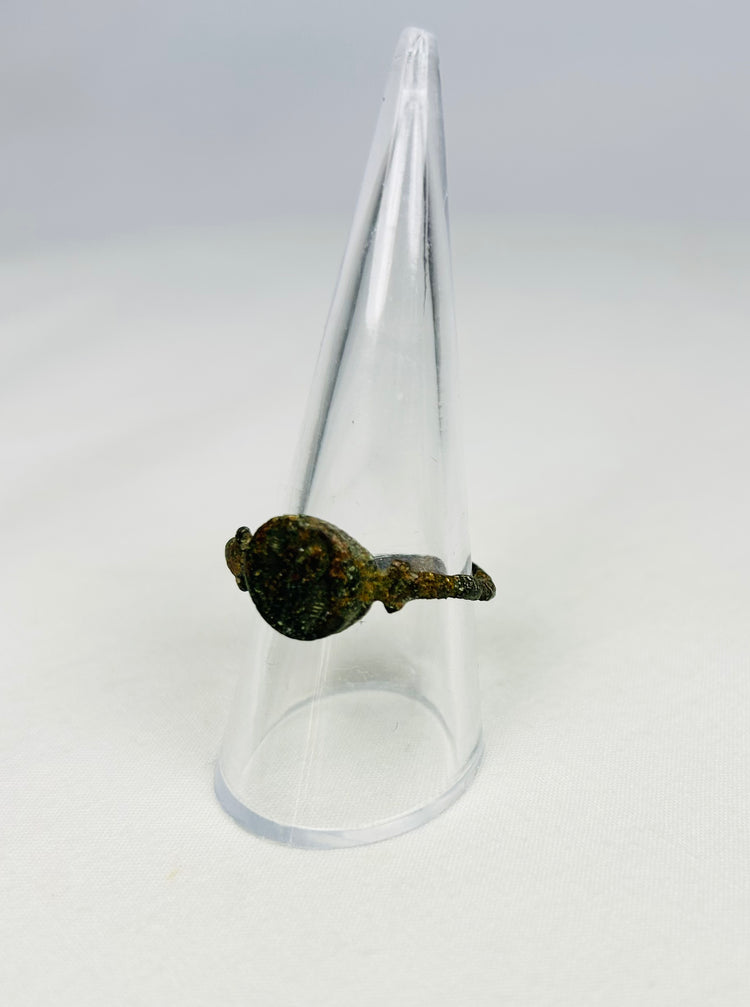 Ancient Roman Bronze Seal Ring | Circa 150-250AD