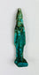 Late Period Egyptian faience charm depicting lioness-headed goddess Sekhmet