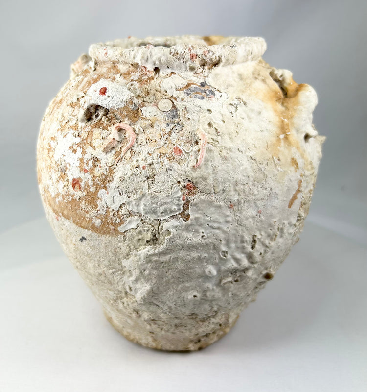 Song Dynasty Chinese Terracotta Storage Jar | Ancient Shipwreck Artifact | Circa 960–1279 CE