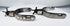 Early 20th-century American cowboy spurs with silver decoration and aged patina