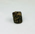 Early Egyptian talisman bead with incised serpentine patterns and central stringing hole