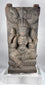Late 19th-century wooden carving of Lakshmi surrounded by elephants