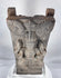 Carved wooden Gajalakshmi figure symbolizing prosperity and abundance