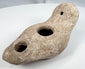 Ancient Mediterranean oil lamp used for portable household illumination