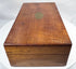 Victorian portable pharmacy case with fitted compartments and glass vials
