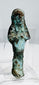 Late Period Egyptian funerary ushabti with crossed arms and headdress