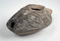 Ancient Palestinian terracotta oil lamp from the Samaritan tradition