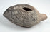 Ancient Holy Land terracotta lamp with central filling aperture and nozzle