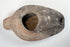 Byzantine terracotta oil lamp with incised geometric patterns