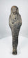 Ancient Egyptian stone ushabti with multiple registers of incised hieroglyphs, Late 25th to Early 26th Dynasty