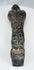 Full-length ancient Egyptian mummiform ushabti with striated wig, dorsal pillar, and inscribed body