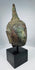 Medieval Thai bronze Buddha sculpture mounted on a custom display stand