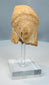 Late Classical Greek terracotta head of a young woman