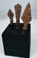 Roman leaf-shaped and narrow iron arrowhead forms