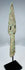 Archaeological Vietnamese bronze weapon with green patina