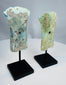 Dong Son bronze axe heads showing distinct cast forms