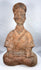 Front view of ancient Chinese terracotta musician figure