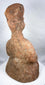 Side view of Han Dynasty terracotta attendant with tall cap