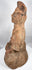 Detail of tall headdress on Han Dynasty terracotta musician