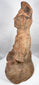 Detail of tall headdress on Han Dynasty terracotta musician