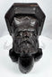 Reverse of antique wooden corbel with later mounting hardware