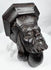 19th-century Gothic Revival carved wooden corbel with bearded king