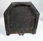 Underside of a hand-carved 19th-century wooden bracket