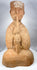 Ancient Chinese flute player tomb figure with tall headdress