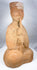 Detail of the tall headdress on a Han Dynasty musician figure