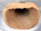 Large 13-inch Han Dynasty terracotta wind instrument player