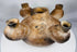 Colima ceramic vessel with one central and four secondary openings