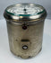 Vintage British speed indicator displayed inside its original carrying case