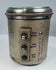 Mechanical RPM gauge with three graduated measurement ranges
