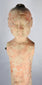 Pair of slender Han Dynasty terracotta attendants created as burial mingqi