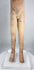 Ancient Han funerary figure with weathered cream surface and mineral encrustation