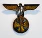 Original-style German WWII naval headgear insignia from a Canadian militaria collection