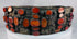 Rare Jewish ceremonial wedding belt from Southern Russia with pierced brass decoration, riveted fittings, and preserved Cornelian gemstones.