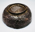 Seljuk-period silver unguent bowl displaying engraved decoration, aged silver surfaces, and a compact 2.5-inch diameter form.