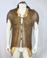 Front view of 19th-century Moro warrior armour from the southern Philippines