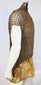 Antique Maranao armour displaying a hide collar and bronze-ring construction