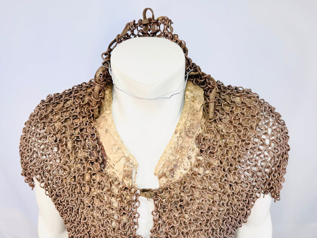 Wearable-scale Mindanao body armour with dense hand-assembled metal rings