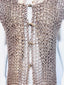 Museum-style display of 19th-century Philippine mail armour from Mindanao