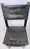 Late 1600s Spanish walnut seating with original-style studded leather panels