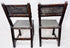 Spanish Baroque chairs featuring carved and pierced front stretchers