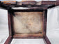 Pair of architectural Spanish Baroque chairs with square legs and stretchers
