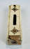Historic miniature bone domino game displayed with its fitted case