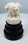 Miniature Indian Lion Capital sculpture with four back-to-back lions