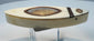 Side profile of late Georgian boat-shaped personal grooming case